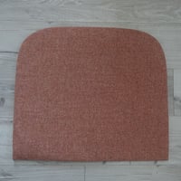 フランス製生地のチェアクッション チェスカチェア型  赤