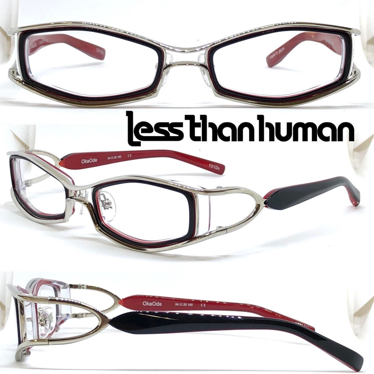 less than human  メガネフレーム アri4maタKe0 890