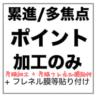 【片眼】ポイントフレーム用 累進/多焦点【片眼】フレネル膜、遮蔽膜 貼付け メガネレンズ加工