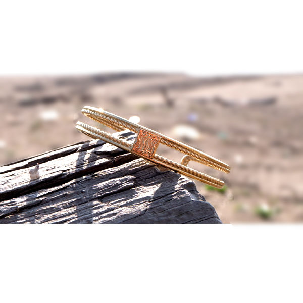 ハワイアンジュエリー バングル カレイキニ スクロール