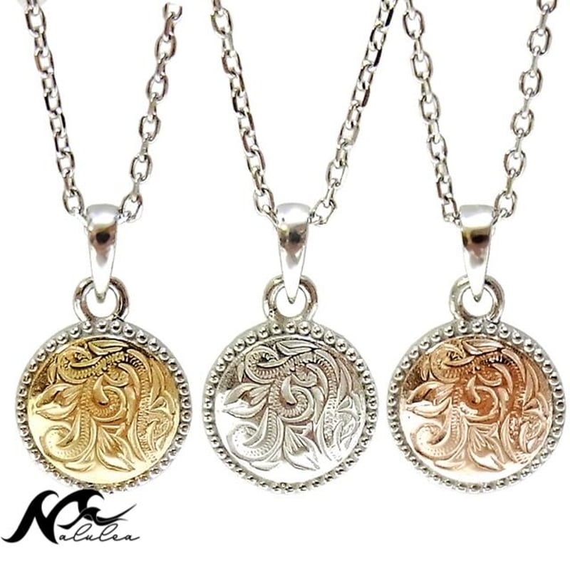 ハワイアンジュエリー ホヌ 長 ネックレストップ イエローゴールド 14kYG