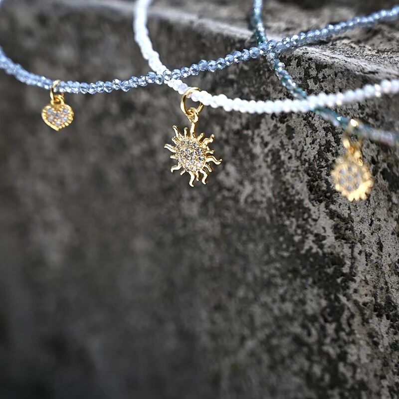 ハワイアンネックレス チョーカー ビーズ SUN | nalulea select