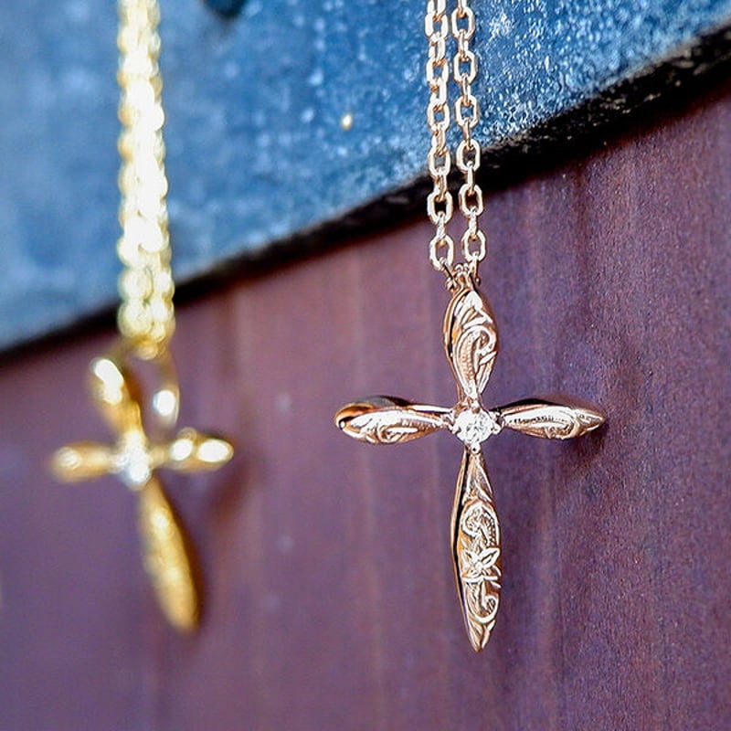 【Hawaii jewelry】ハワイ・クロスネックレス ハワイアンジュエリー クロス ネックレス | Ao Hawaiian