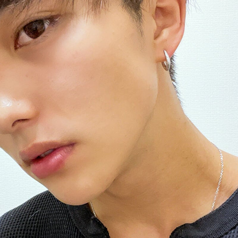 ハワイアンジュエリー ピアス 片耳用 スクロール サージカル