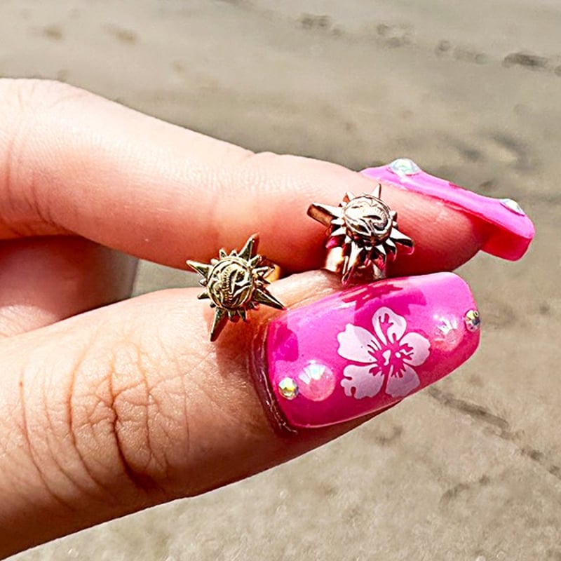 片耳用】ハワイアンジュエリー ピアス レディース メンズ 太陽