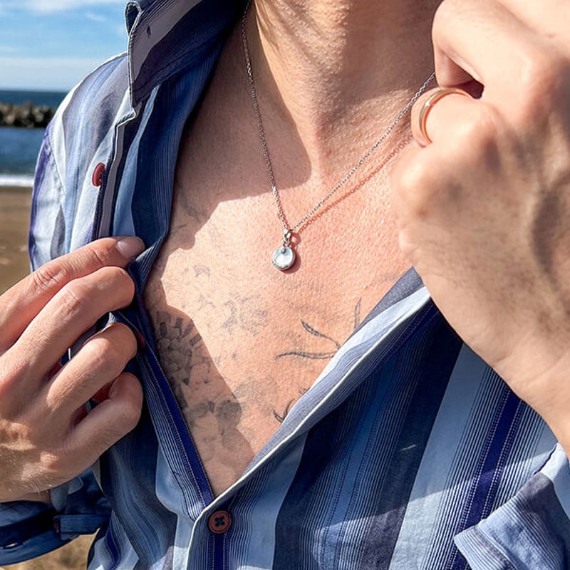 ハワイアンジュエリー ネックレス シェル シルバー ゴールド ピンク