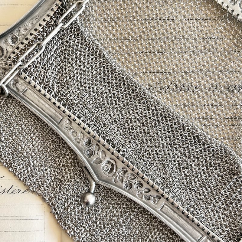 シルバーメッシュのチェーンバック | mememeBROCANTE