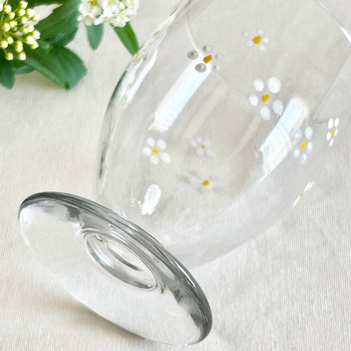 ハンドペイントグラス | mememeBROCANTE