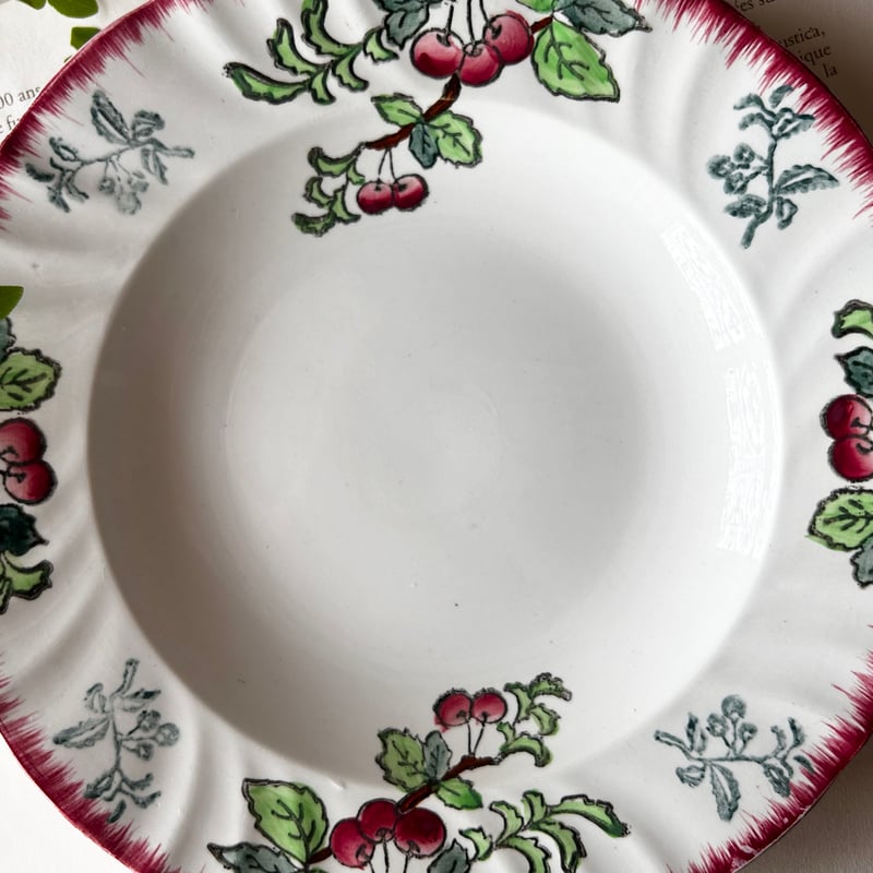 Longwy cherry ラヴィエ皿 Longwy cherry ラヴィエ皿