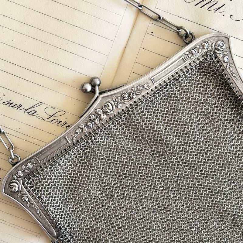 シルバーメッシュのチェーンバック | mememeBROCANTE