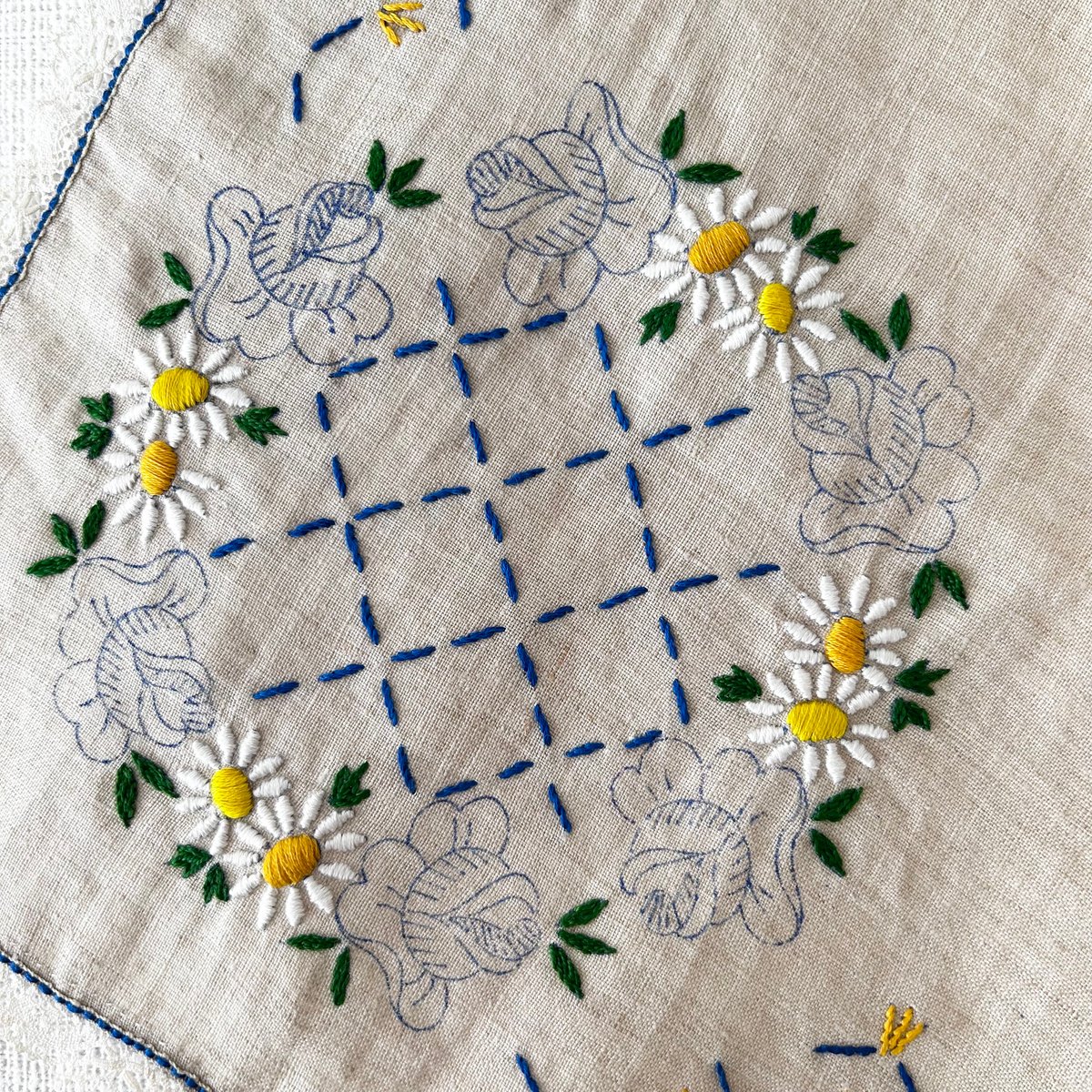 テーブルクロス/刺繍 | mememeBROCANTE
