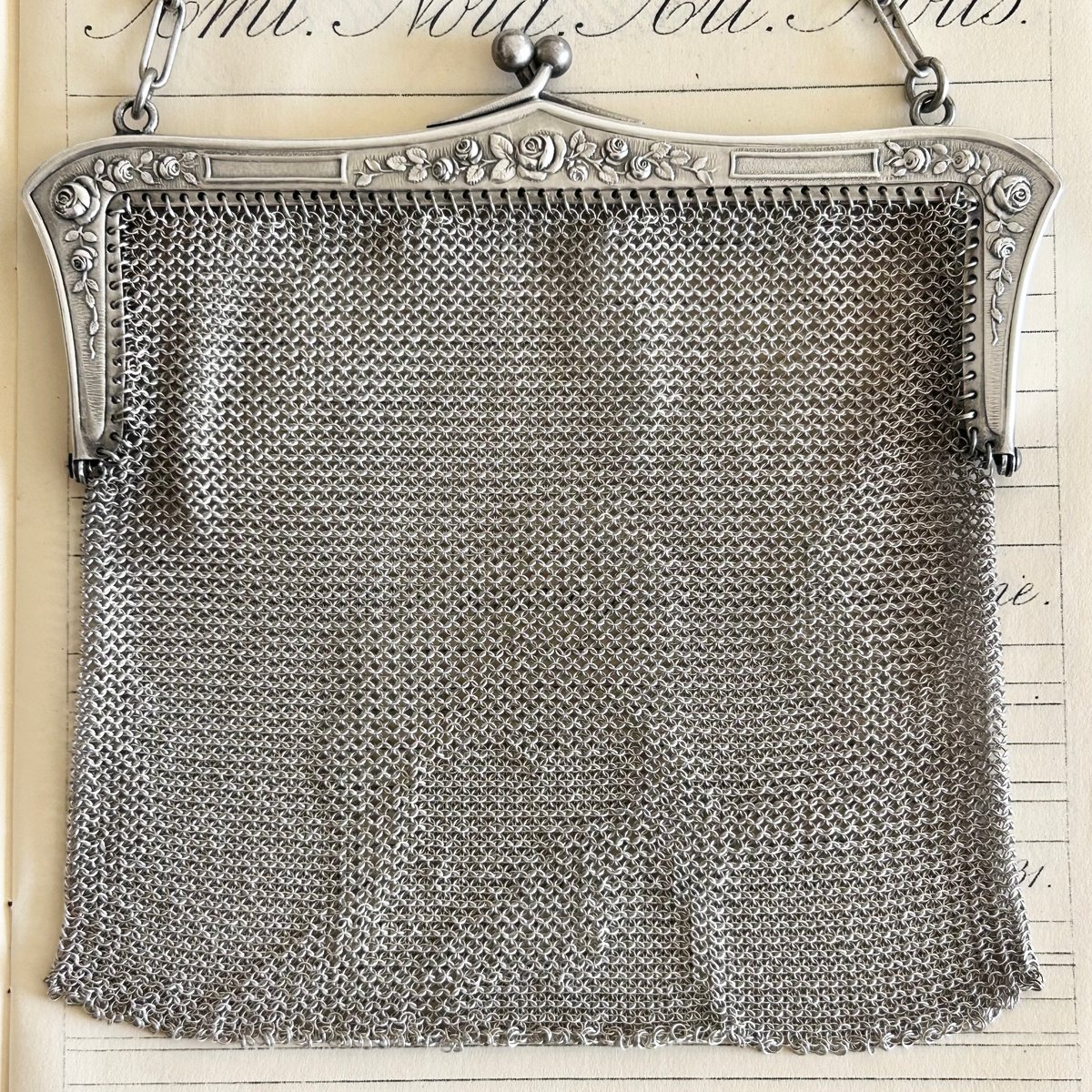 シルバーメッシュのチェーンバック | mememeBROCANTE