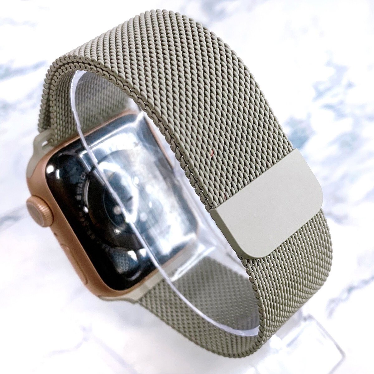 AppleWatch ミラネーゼループバンド グレー | atelier A AppleWatch ミラネーゼループバンド グレー | atelier A