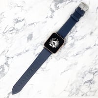atelier Aオリジナル商品 ✩ネイビー AppleWatch バンド  シルバー