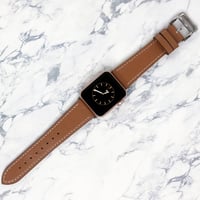 Apple Watch アップルウォッチ ブラウン レザー バンド ベルト