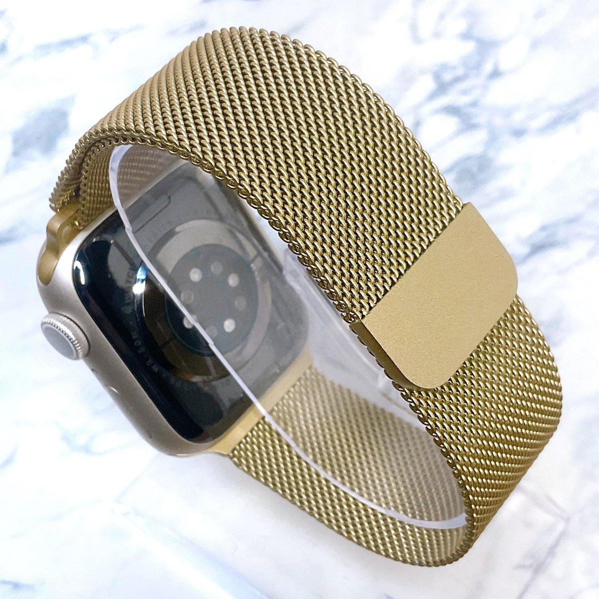 Apple Watch  ミラネーゼループ　ゴールド 42mmケース用ゴールドミラネーゼループ - Apple（日本）