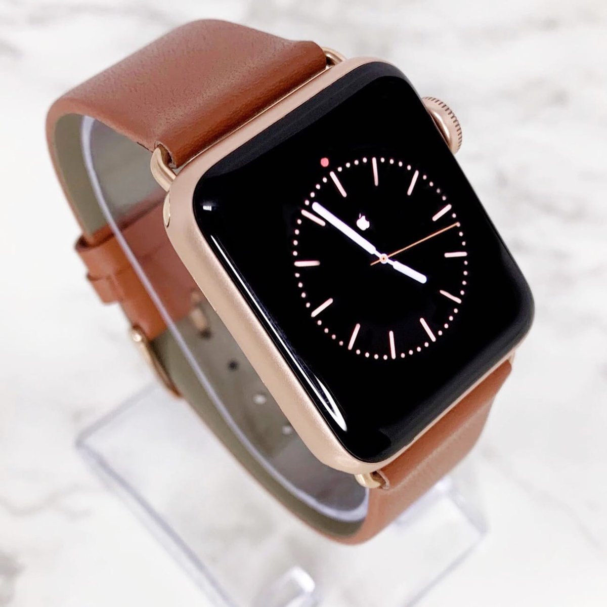 Apple Watch アップルウォッチ ブラウンレザー バンド | atelier A