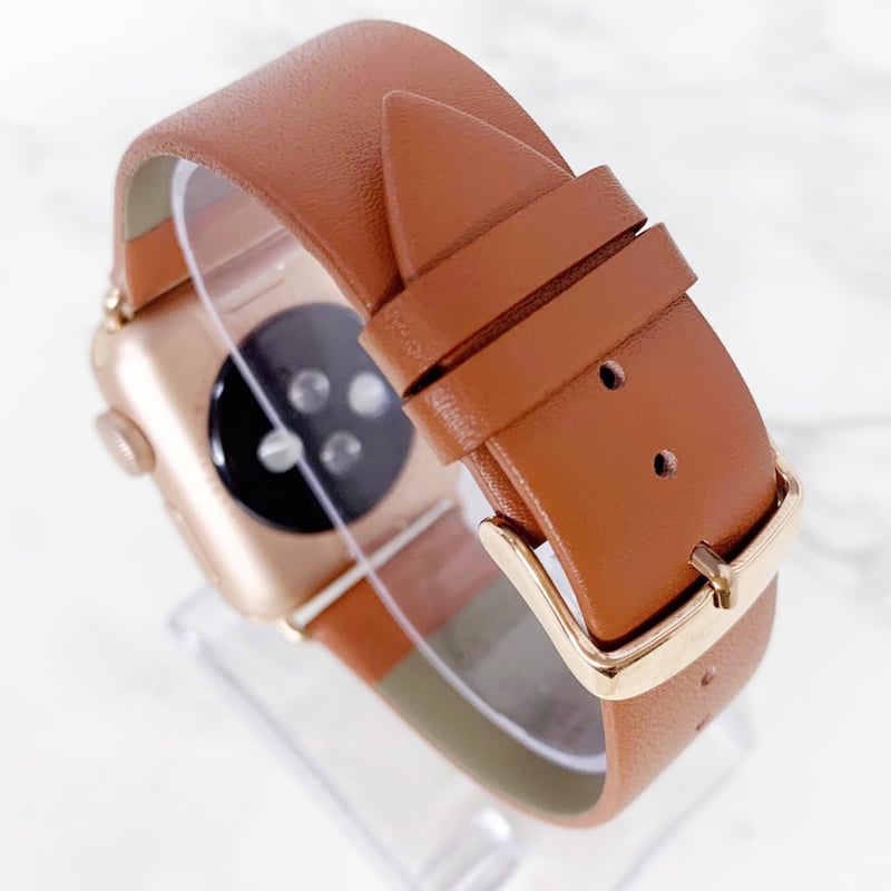 Apple Watch アップルウォッチ ブラウンレザー バンド | atelier A