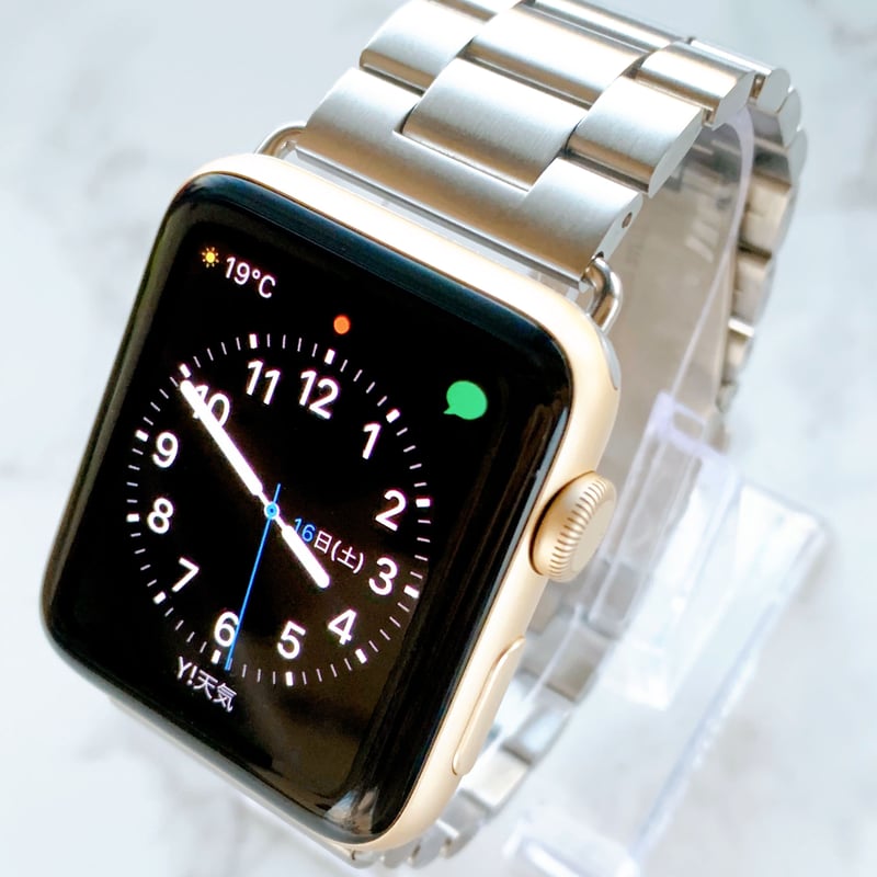 SALE Apple Watch アップルウォッチ シルバーステンレスバンド 工具 