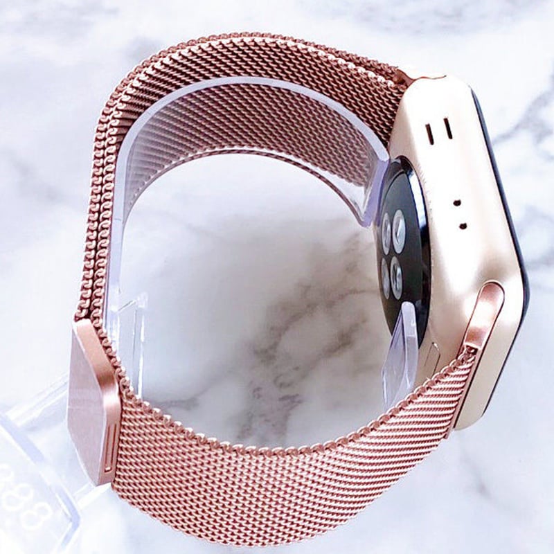 AppleWatch ミラネーゼループバンド シャンパンゴールド | atelier A