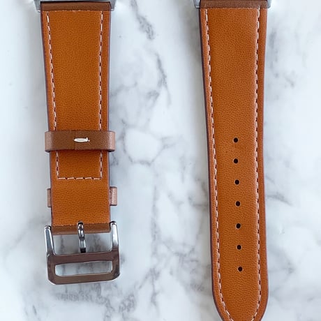 Apple Watch アップルウォッチ ブラウン レザー バンド ベルト