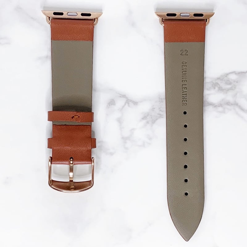 アップルウォッチ　Apple Watch レザー　バンド　サドルブラウン Apple Watch ストラップ 41mm サドル ブラウン レザー ループ バンド
