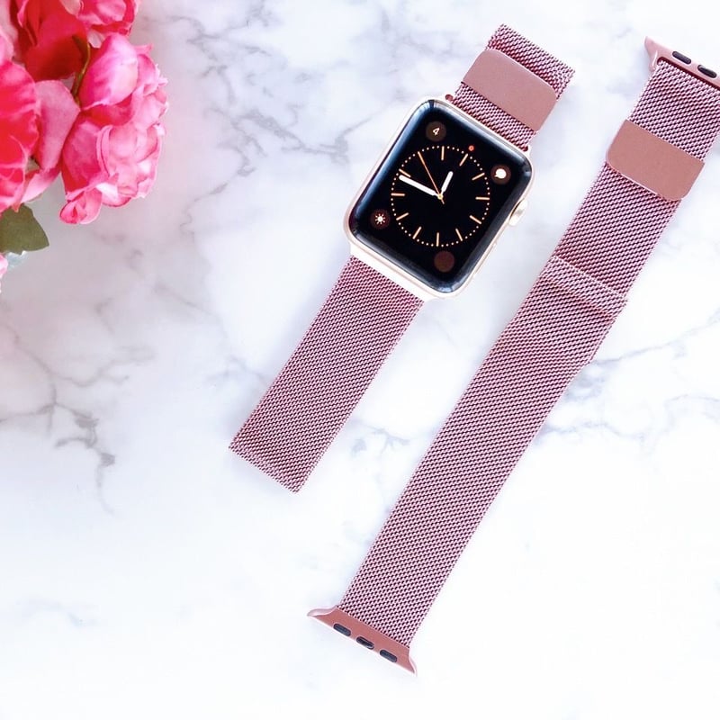 AppleWatch ミラネーゼループバンド ピンクローズゴールド | atelier A