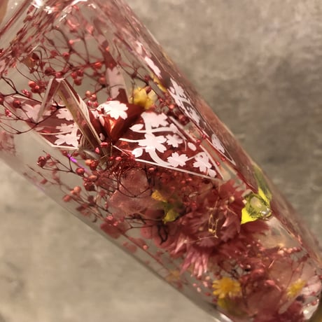 新水中花 "Liquid Plantae” 折り鶴ピンク