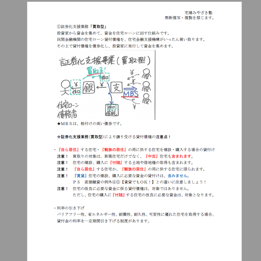 ☆完売感謝☆2023宅建みやざき塾 五問免除科目対策講座（５０問受験生