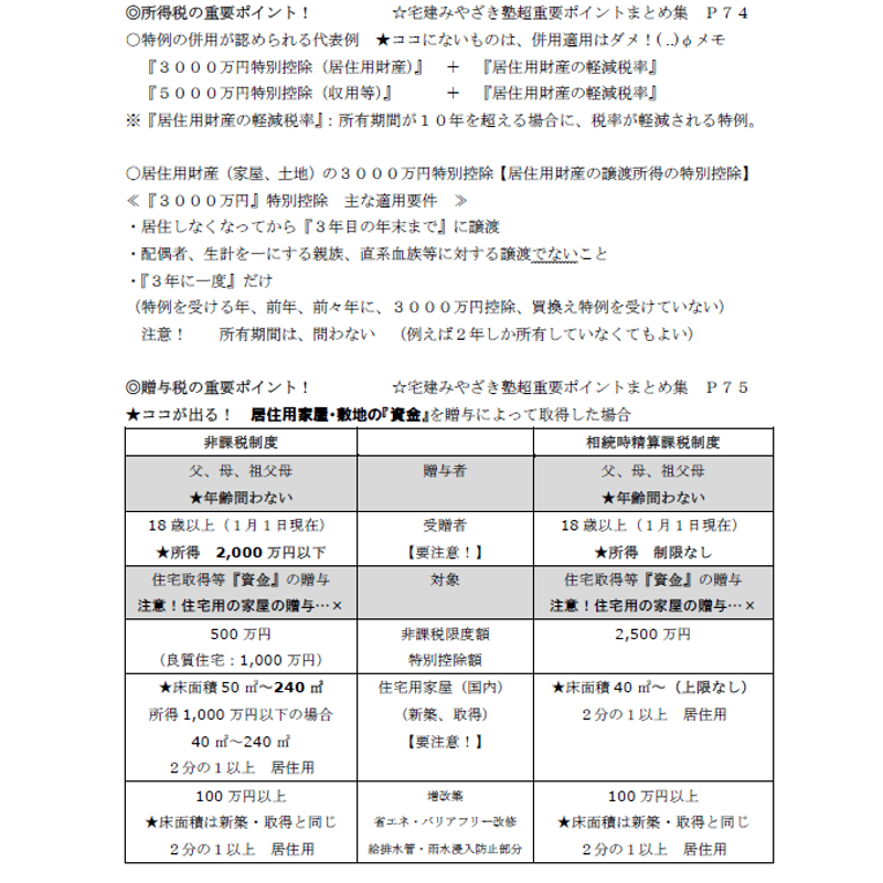 2024宅建みやざき塾・絶対合格！講座 無料PDF】2024宅建みやざき塾 ファイナル講座 10.19 ☆絶対合格