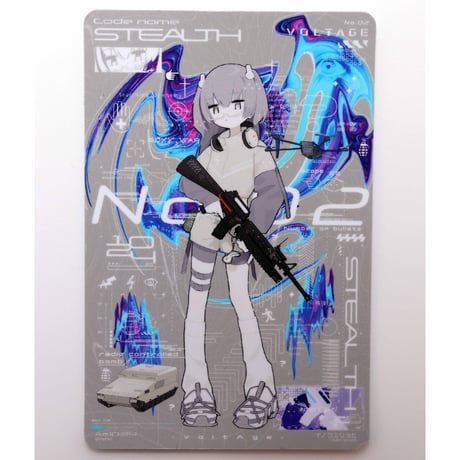 No.02 code name STEALTH　Type :Sticker〔voltAge〕