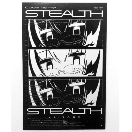 No.02 code name STEALTH　Type :Sticker〔voltAge〕
