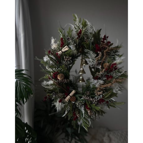 christmas 𖠰 wreath No.144