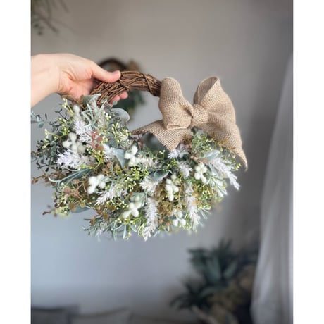 ◇◇ドライフラワーリース◇ハーフリース◇リース◇ ハーフリース | STORES