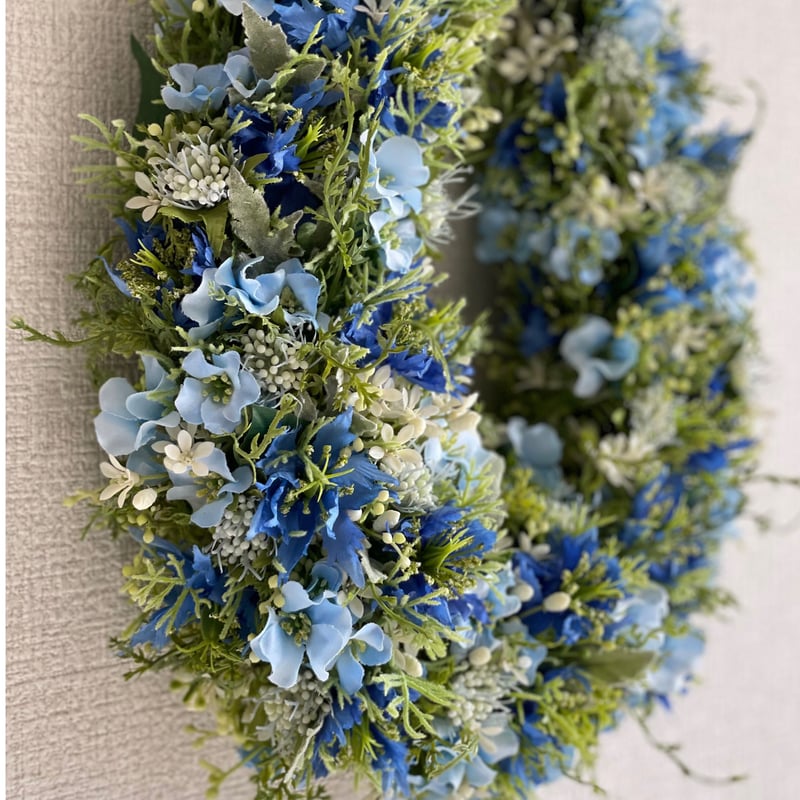 リース　かすみ草 かすみ草のリースキット