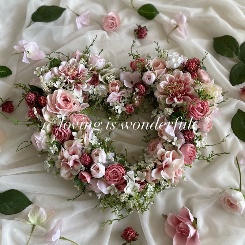 Heart ♡ wreath. .*・ﾟNo.125 | green88