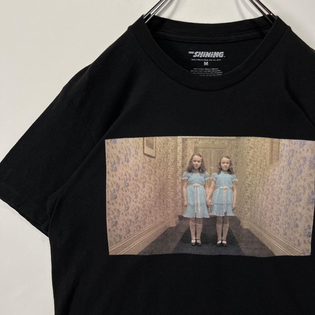 シャイニング 双子Tシャツ キューブリック ムービーT 映画 ホラー 黒 M