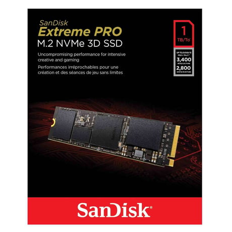 SanDisk 内蔵 SSD Extreme Pro 1TB M.2-2280 PCIe Gen3 NVMe