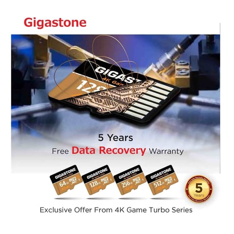 Gigastone microSD 512GB 4K Game Turbo