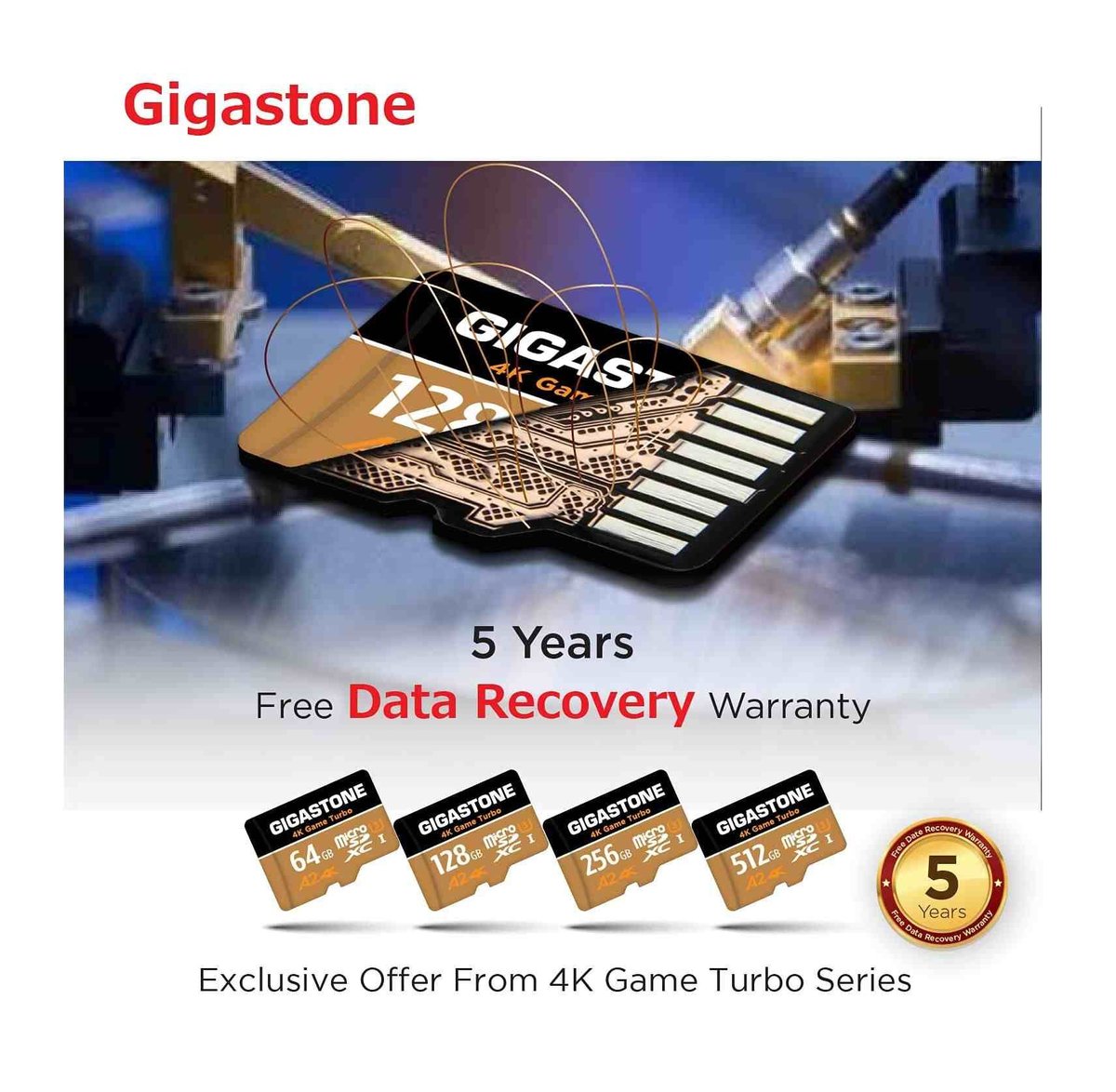 128gb Micro Gigastone 4k Game Turbo Gigastone MicroSD 512GB 4K