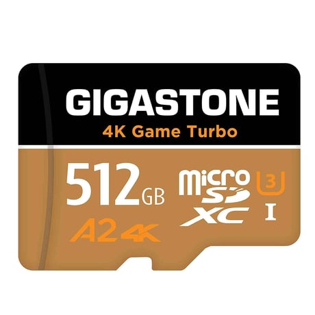 Gigastone microSD 512GB 4K Game Turbo