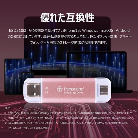 Transcend TESD310 ポータブルSSD