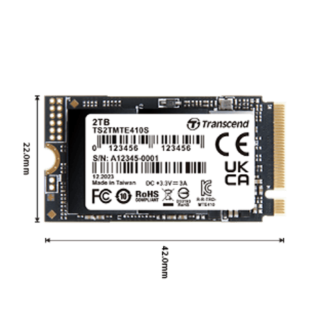 Transcend PCIe SSD 410S