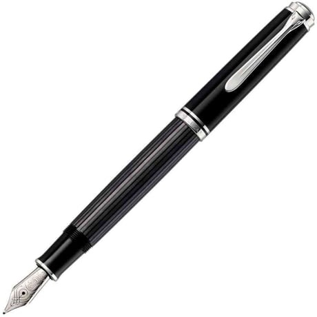 ペリカン 万年筆 ブラックストライプ スーベレーン M805 EF 極細字