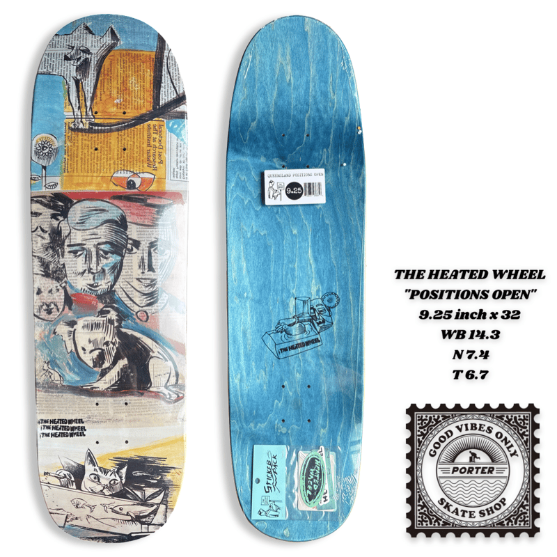 スケートボード Heated wheel Burnout 9.25 スケートボード Heated wheel Burnout 9.25 The Heated Wheel