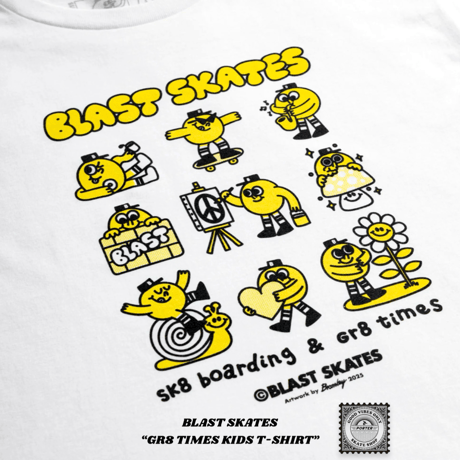 BLAST SKATES “GR8 TIMES KIDS T-SHIRT”