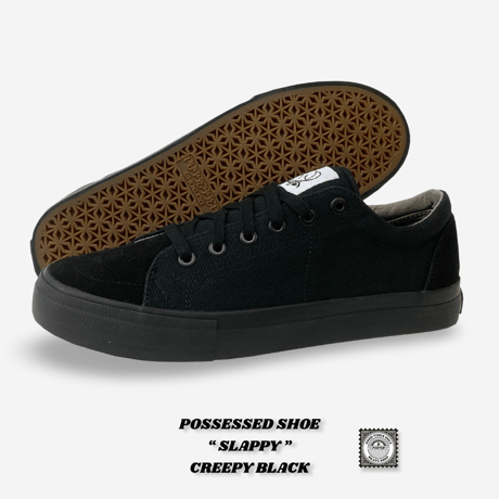 POSSESSED SHOE “ SLAPPY ” CREEPY BLACK