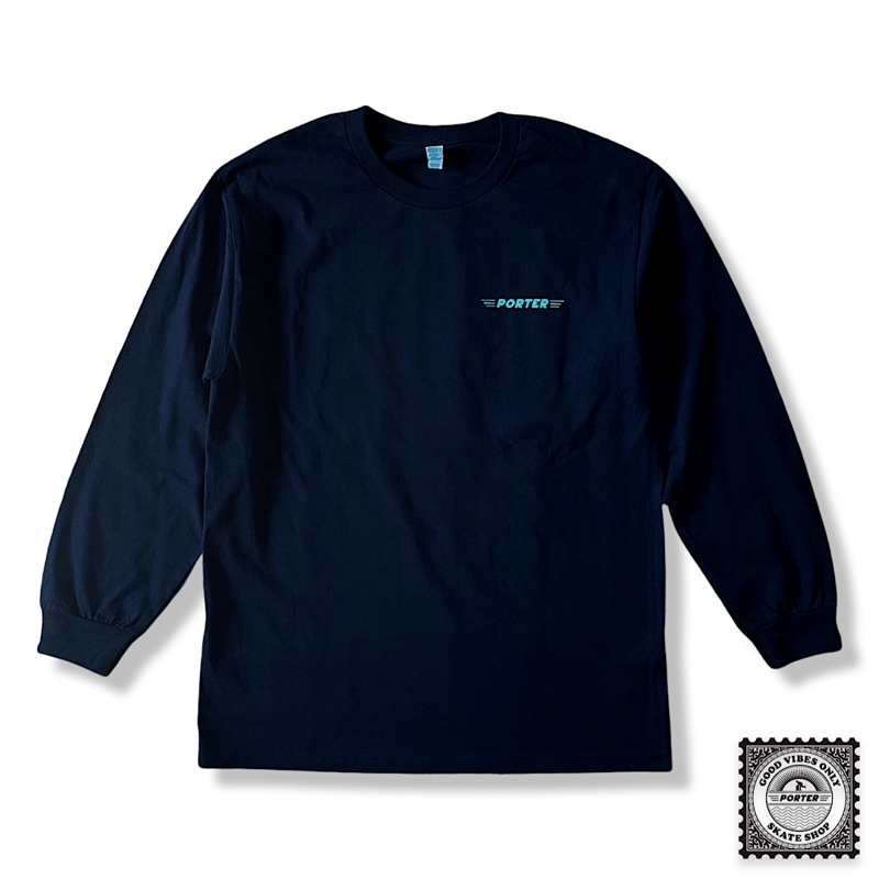 PORTER SKATE SHOP - L/s Logo Tee - | PORTER SKA