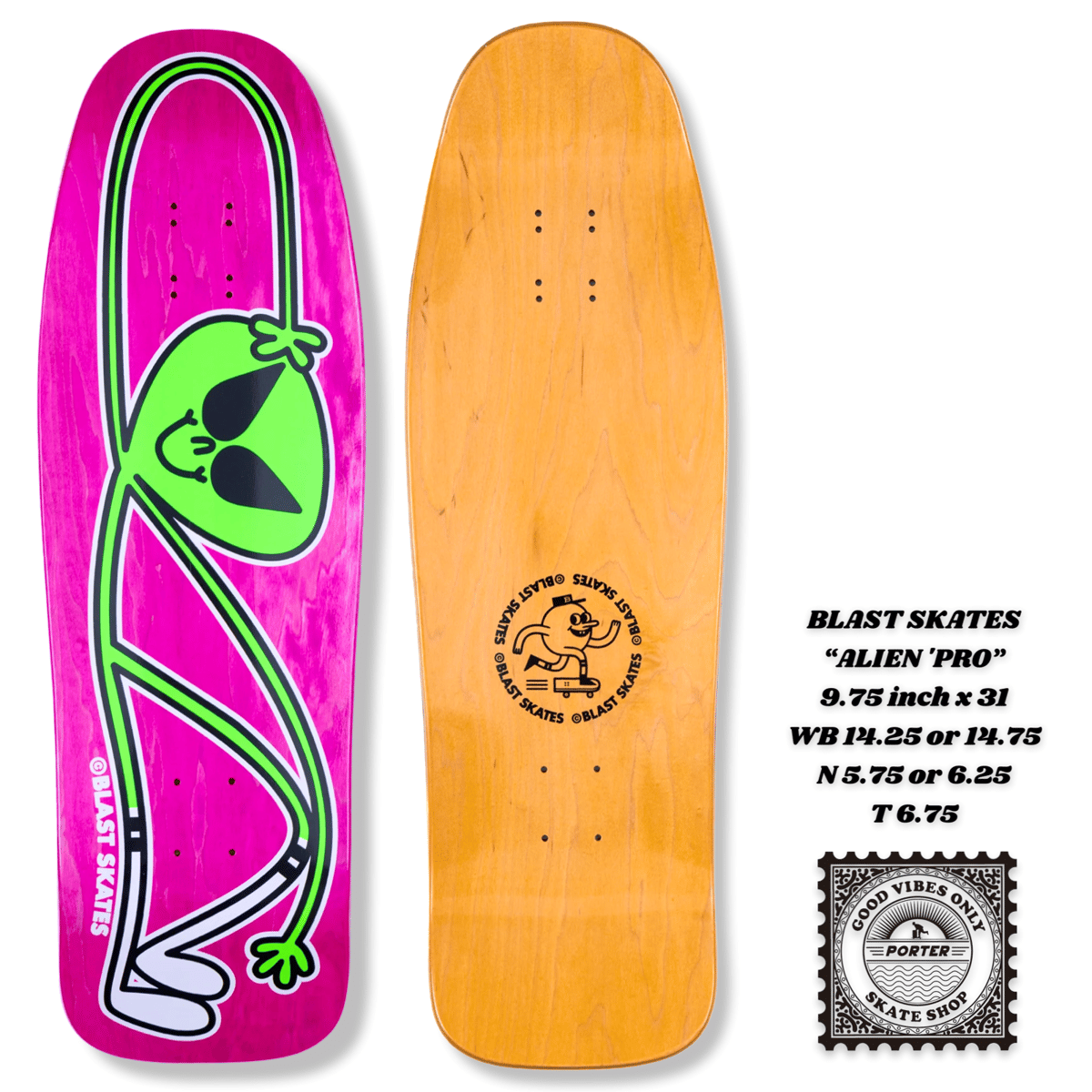 スケートボード BLAST SKATES 10\" GNARZONE DECK Blast Skates Gnarzone Deck