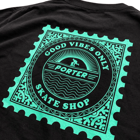 PORTER SKATE SHOP - S/s Logo Tee -